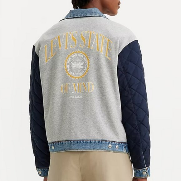 Levi's Vintage Premium Reversible Varsity Jean Jacket Size XXL NEW WITH TAGS - Picture 3 of 12